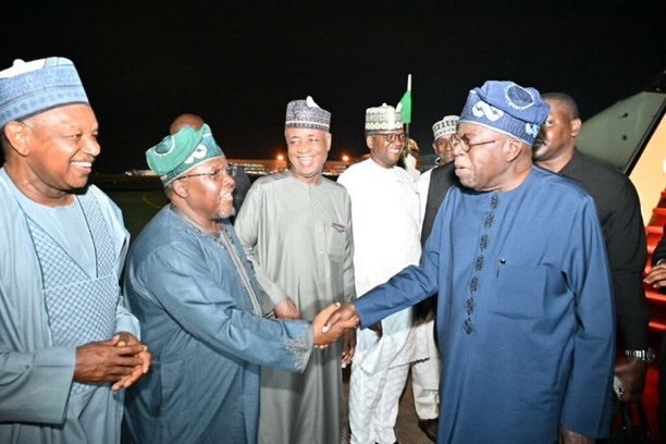 Tinubu returns Tinubu returns