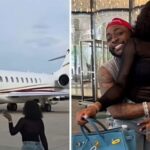 Davido, Chioma Arrive Miami Ahead of White Wedding Davido-Chioma-in-Miami-