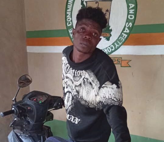 Man Arrested For Stealing Motorcycle