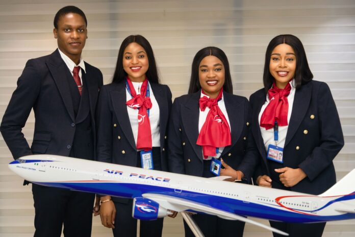 A team of Air Peace Customer Experience Representative (CXR) initiative