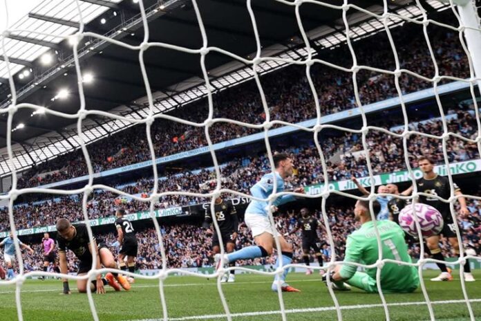 Esteve Own Goals Help Man City Thrash Burnley Esteve Own Goals Help Man City Thrash Burnley