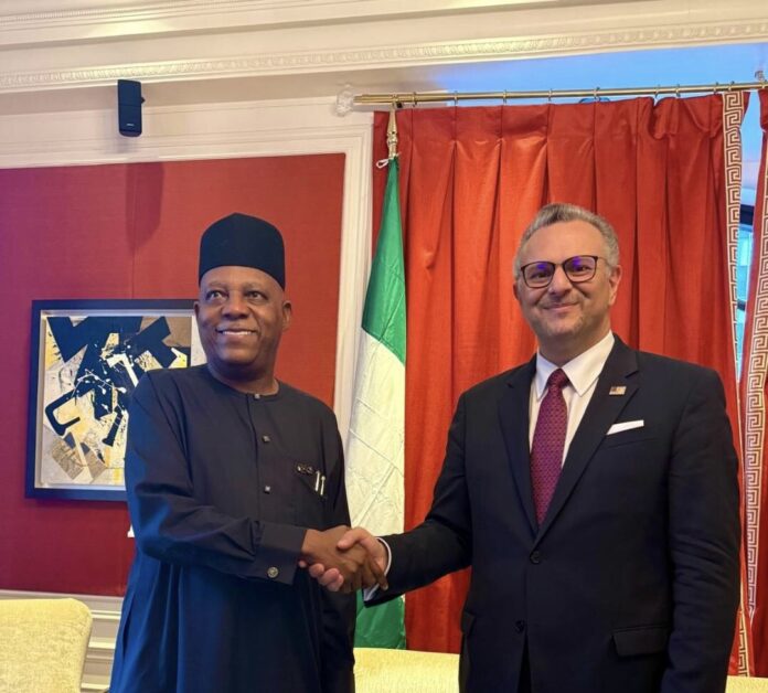 Shettima Meets Massad Boulos Shettima Meets Massad Boulos