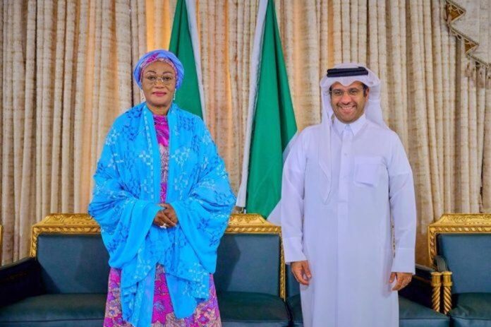 Oluremi Tinubu - Ali bin Ghanem Al-Hajri. Oluremi Tinubu - Ali bin Ghanem Al-Hajri.