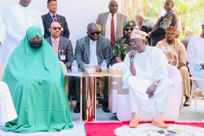 Tinubu and Aishat Buhari Tinubu and Aishat Buhari