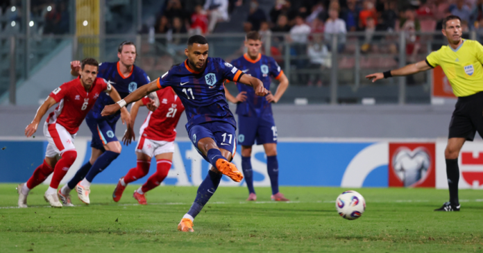 Cody Gakpo Penalty vs Malta Cody Gakpo Penalty vs Malta