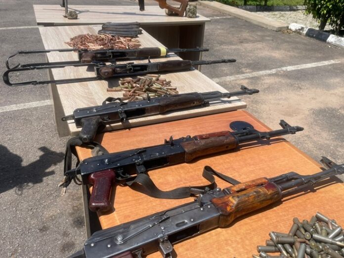 DSS - Recovers AK-47s, Machine Gun DSS - Recovers AK-47s, Machine Gun