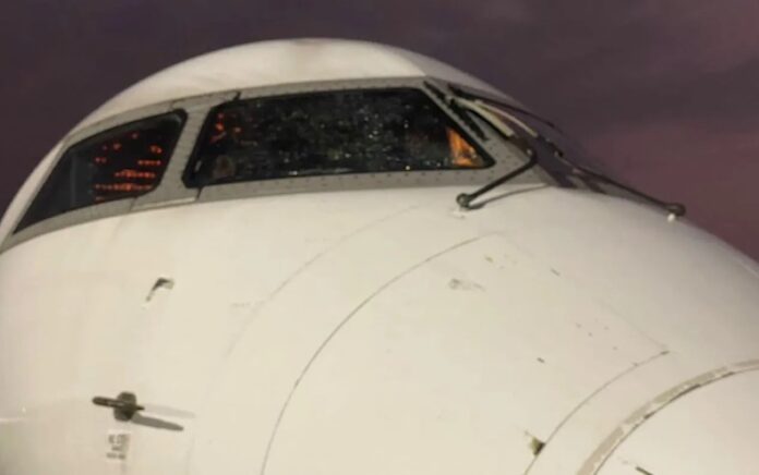 Super Eagles Flight - Windscreen Cracks