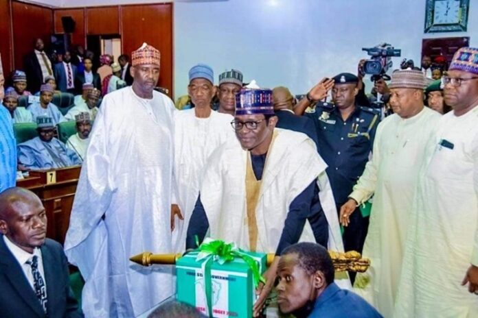 Gov Buni Presents Budget to Assembly Gov Buni Presents Budget to Assembly