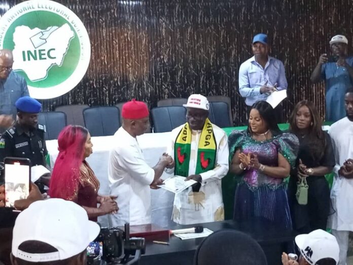 INEC Presents Certificates Of Return To Soludo