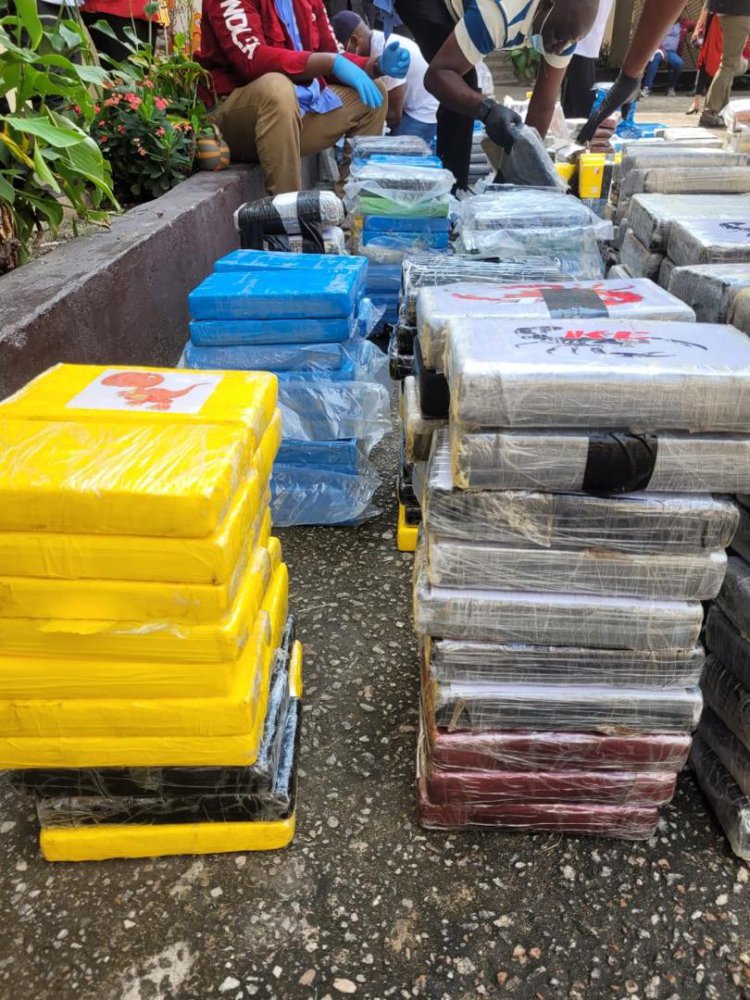 NDLEA Crack Cocaine Cartel At Tincan Port. - THEWILL NEWS MEDIA NDLEA Crack Cocaine Cartel At Tincan Port