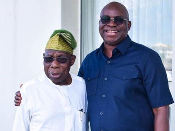Obasanjo and Fayose Obasanjo and Fayose