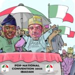 Uneasy Calm in Ibadan as PDP Electes Turaki as National Chairman, Arapaja as Secretary, Others PDP NATIONAL CONVENTION