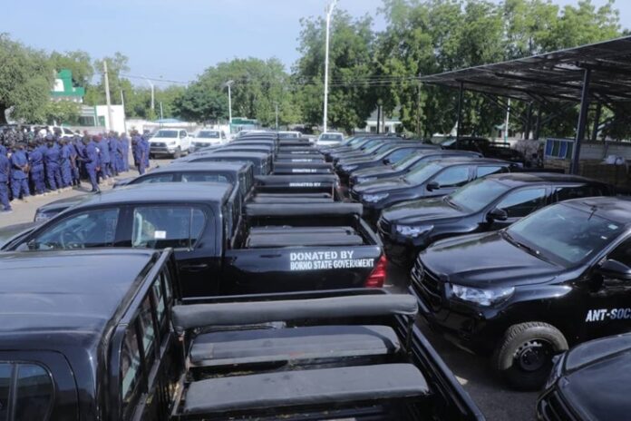 Zulum Distributes 63 Patrol Vehicles To Security Agencies