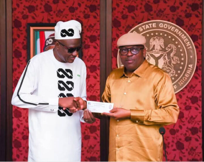 Rivers Governor Fubara Seals Defection, Registers As APC Member Rivers Governor Fubara Seals Defection, Registers As APC Member