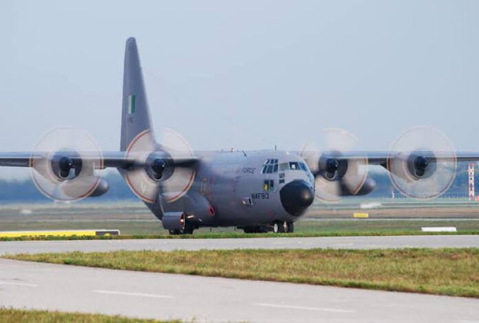 Nigerian Air Force (NAF) C-130 aircraft