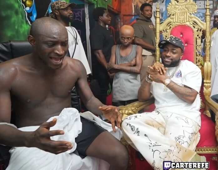 Carter Efe and Davido Livestream
