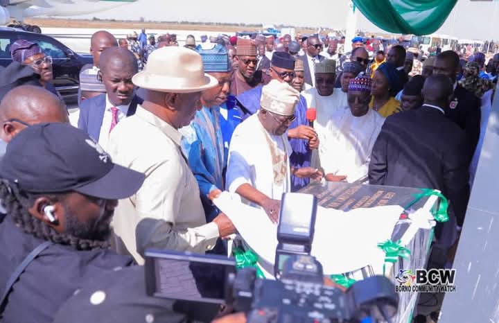 Tinubu Commends Zulum’s People-Centred Projects, Commissions Infrastructure In Borno
