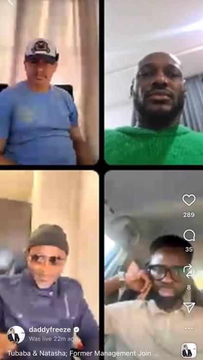 Daddy Freeze, after Nigerian music star, Tuface Idibia