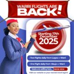 Air Peace Boosts Festive Travel With Additional Local Flights, Returns On Warri Route Air Peace Boosts Festive Travel With Additional Local Flights, Returns On Warri Route