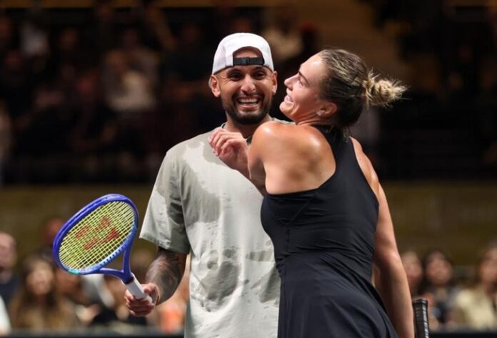 Kyrgios and Aryna Kyrgios and Aryna