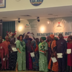 Akwa Ibom To Secure Universal Water Access As Stakeholders Validate Sector Master Plan Representative of the first lady of the Federal Republic, Senator Remi Tinubu, Noble Lady Helen Eno Obareki and beneficiaries of the ₦200,000 third edition of RHIESS in Akwa Ibom State, held at the Banquet Hall of Government House, Uyo on Tuesday.