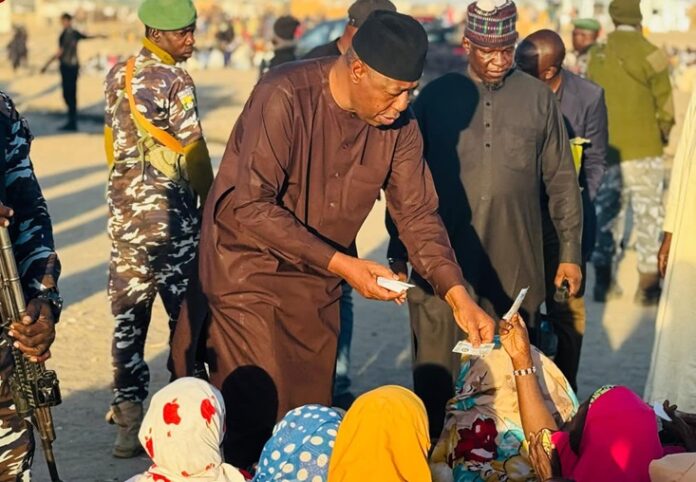 Zulum Launches Cash and Food Distribution to 4,000 Households