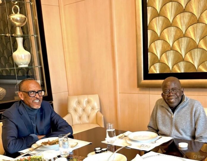 Tinubu–Kagame Paris Photo Was Enhanced, Not AI-Generated — Presidency Tinubu–Kagame Paris Photo Was Enhanced, Not AI-Generated — Presidency