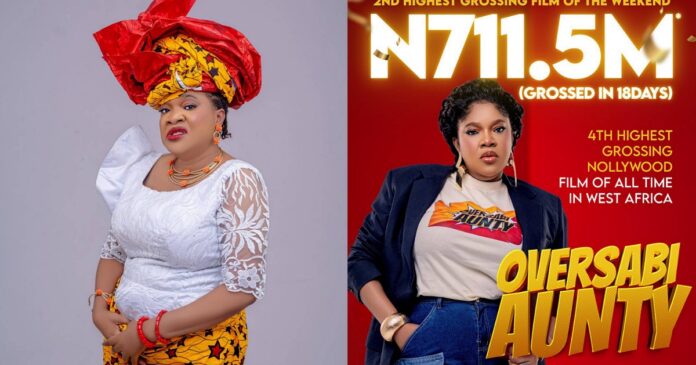 Toyin Abraham’s Oversabi Aunty Surpasses ₦711M Toyin Abraham’s Oversabi Aunty Surpasses ₦711M