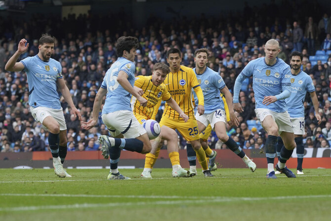 Man City Held To 1-1 Draw By Brighton At Etihad Stadium