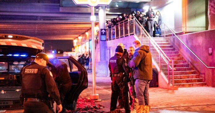 Toronto Police Service identified the suspect as 40-year-old Tyrel Gibson Toronto Police Service identified the suspect as 40-year-old Tyrel Gibson