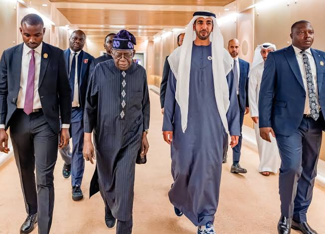 Tinubu Arrives Abu Dhabi For 2026 Sustainability Week After 14-Day Engagement In Europe