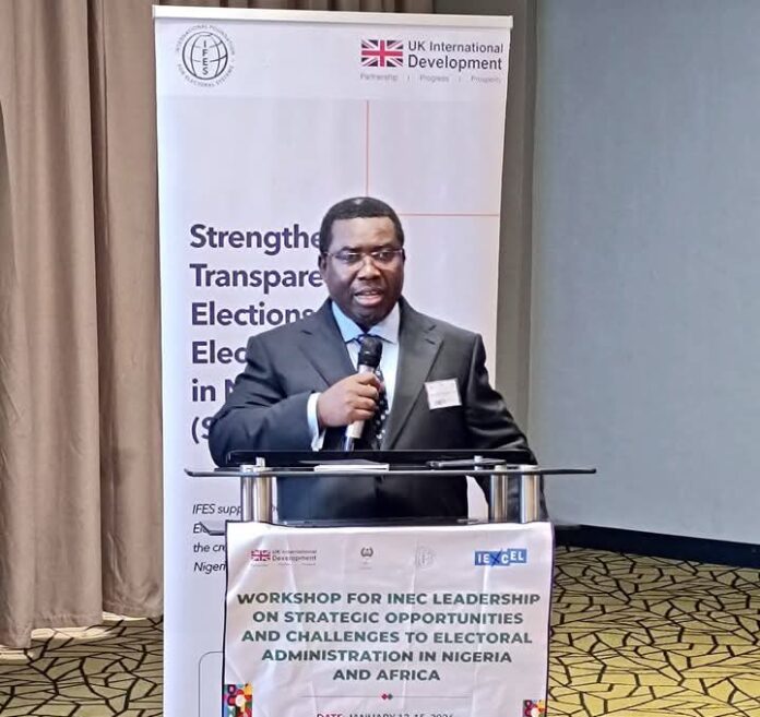 INEC Chairman, Professor Joash Amupitan, SAN INEC Sets 2027 Agenda, Partners IFES, South Africa’s IEC For Credible Polls INEC Chairman, Professor Joash Amupitan, SAN INEC Sets 2027 Agenda, Partners IFES, South Africa’s IEC For Credible Polls