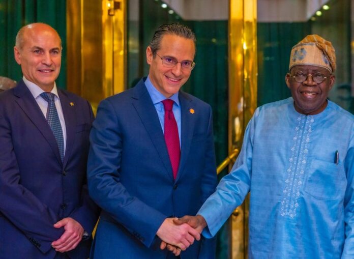 Shell’s Chief Executive Officer, Mr Wael Sawan, during a meeting with President Tinubu at the Presidential Villa, Abuja Shell’s Chief Executive Officer, Mr Wael Sawan, during a meeting with President Tinubu at the Presidential Villa, Abuja