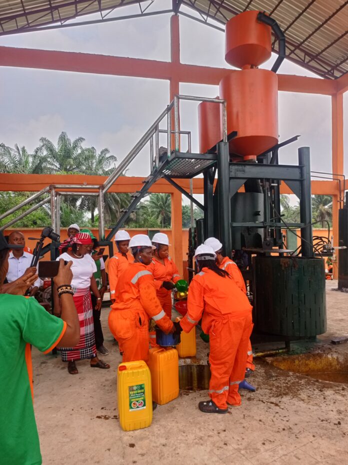 the oil mill at Oku Abak, commissioned by the Akwa Ubom State Governor, Pastor Umo Eno. the oil mill at Oku Abak, commissioned by the Akwa Ubom State Governor, Pastor Umo Eno.