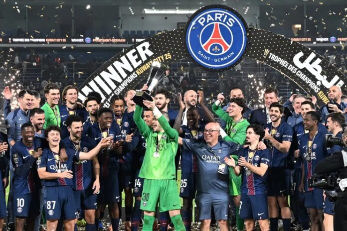 PSG Beat Marseille To Lift Trophee Des Champions PSG Beat Marseille To Lift Trophee Des Champions