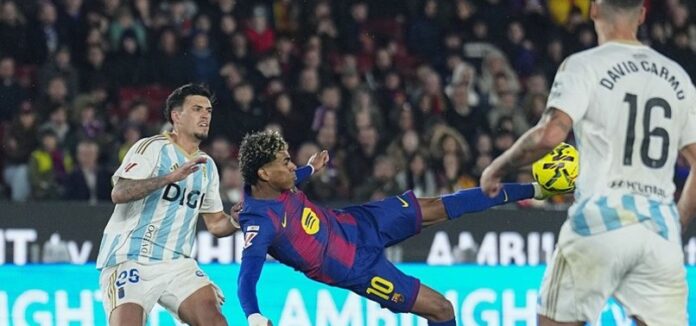 Yamal's Overhead Kick vs Oviedo