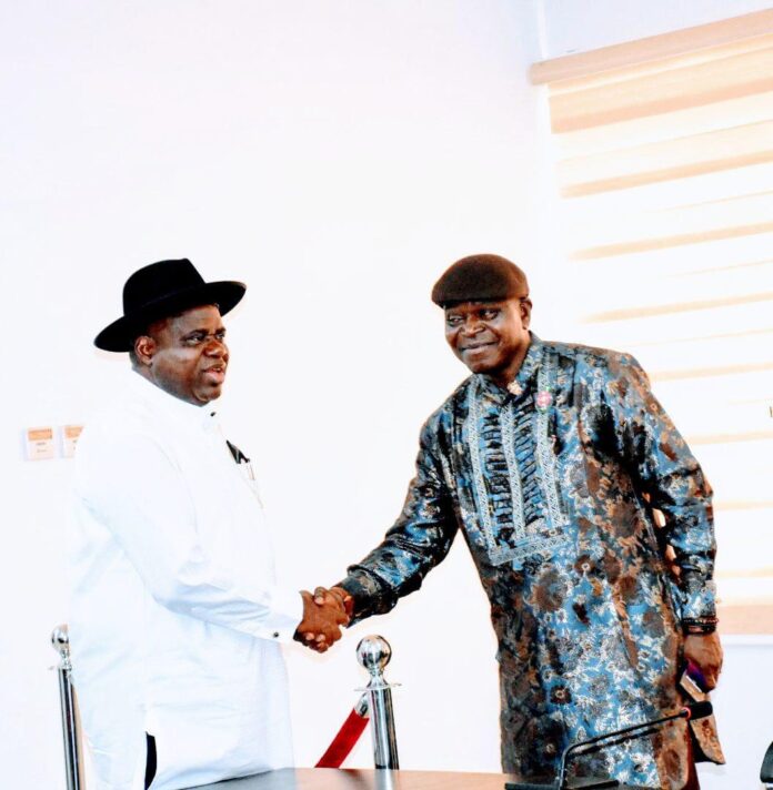 Prince Ebitimi Amgbare, has credited the rapid socio-economic and infrastructural development in Bayelsa State to Governor Douye Diri's peacebuilding initiatives Prince Ebitimi Amgbare, has credited the rapid socio-economic and infrastructural development in Bayelsa State to Governor Douye Diri's peacebuilding initiatives