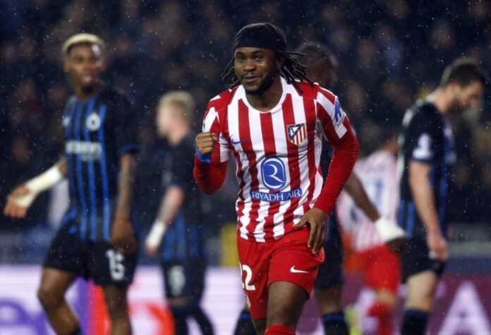 Lookman, Onyedika Score As Brugge Draw Against Atletico In UCL Playoffs