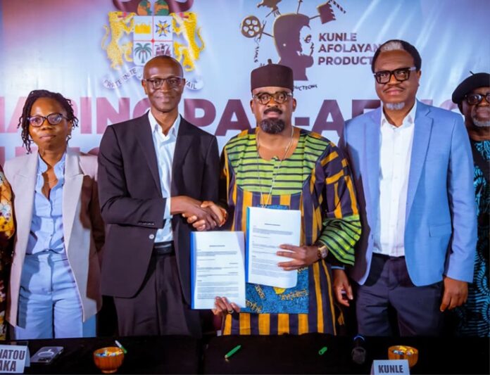 Kunle Afolayan Signs Major Film Partnership With Benin Republic Kunle Afolayan Signs Major Film Partnership With Benin Republic