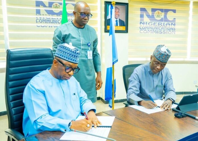 NCC, NDPC Sign MoU NCC, NDPC Sign MoU