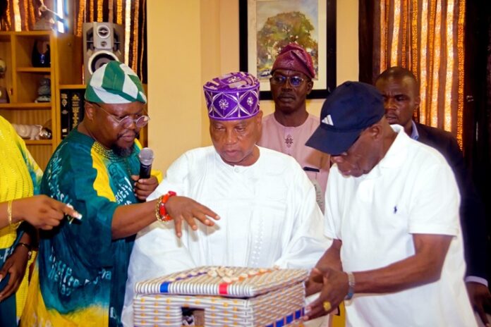 Obasanjo at Lisabi Festival
