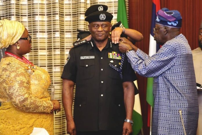 Tinubu Swears In Disu as Acting IGP Tinubu Swears In Disu as Acting IGP