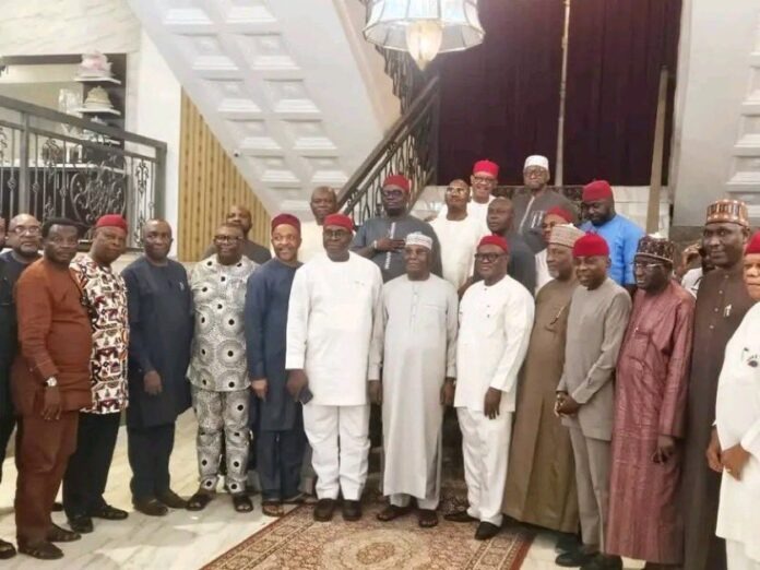 High-Level Gathering as Atiku, Igbo, Northern Leaders Meet in Abuja High-Level Gathering as Atiku, Igbo, Northern Leaders Meet in Abuja