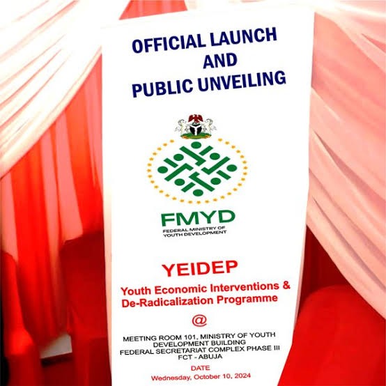 Batch B recruitment for the Youth Economic Intervention and De-Radicalisation Programme (YEIDEP Batch B recruitment for the Youth Economic Intervention and De-Radicalisation Programme (YEIDEP