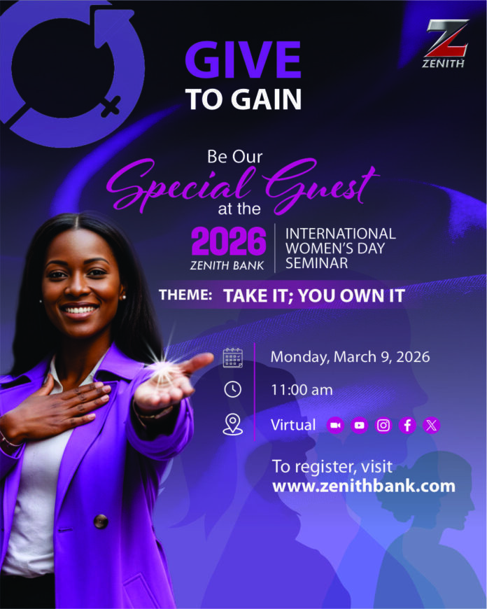 Zenith Bank Plc is set to commemorate the 2026 International Women’s Day (IWD Zenith Bank Plc is set to commemorate the 2026 International Women’s Day (IWD