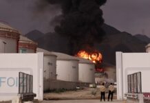 Gulf Crisis Deepens As Drone Attack Sparks Fire At UAE Energy Hub Gulf Crisis Deepens As Drone Attack Sparks Fire At UAE Energy Hub