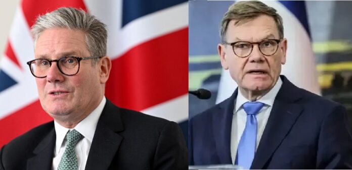 Keir Starmer and Johann Wadephul Keir Starmer and Johann Wadephul
