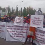 Protesters Storm NASS, Oppose Calls To Decentralise Pipeline Surveillance Contract Protesters Storm NASS, Oppose Decentralise Pipeline Surveillance
