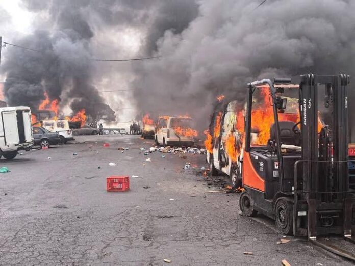 South Africa - Unrest, Protesters Set Foreign Properties On Fire South Africa - Unrest, Protesters Set Foreign Properties On Fire
