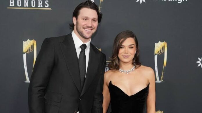 Hailee Steinfeld, and NFL star, Josh Allen, have welcomed their first child together Hailee Steinfeld, and NFL star, Josh Allen, have welcomed their first child together
